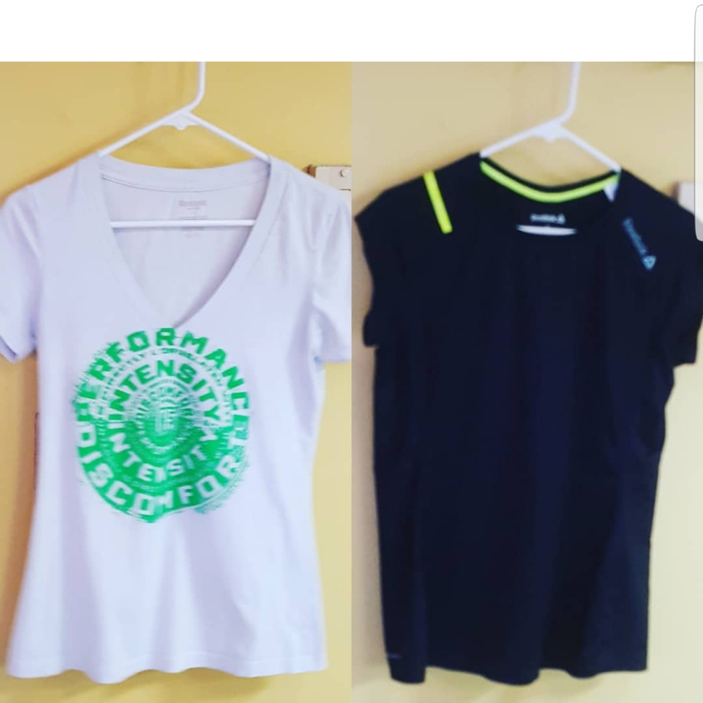 2‎ REEBOK CROSSFIT T-SHIRT LOT SIZE LARGE